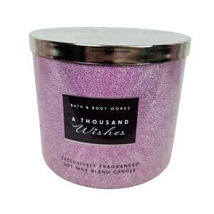 Bath and Body Works NEW A Thousand Wishes 3 Wick Candle